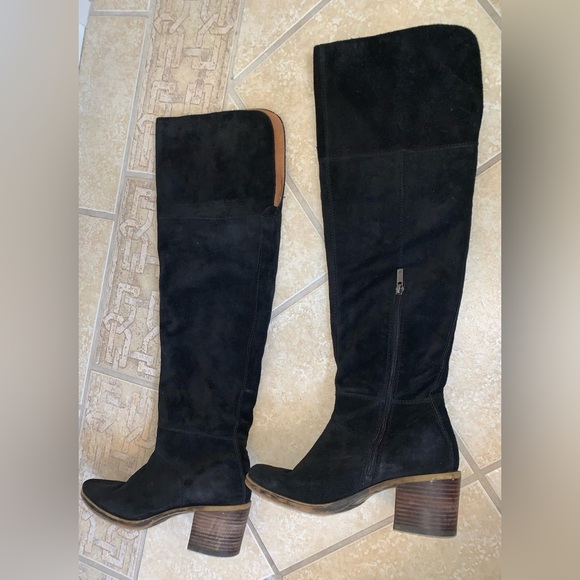 Lucky Brand Ramsden over the knee black suede boots womens size 8.5 - Picture 8 of 16